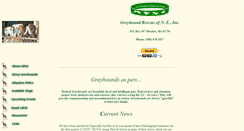 Desktop Screenshot of greyhoundrescuene.org